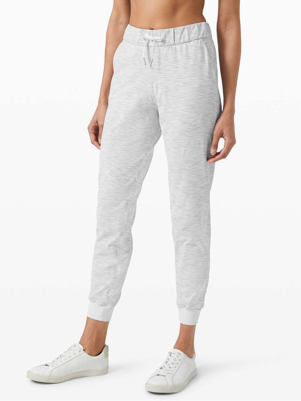 Lululemon On The Fly Jogger Pants 28” in We are From Space White Nimbus Grey